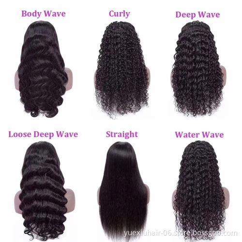 Brazilian Virgin Human Hair Lace Frontal Wig For Black Women Wholesale Factory Deep Wave 13x4 Full HD Lace Front Wigs Vendors